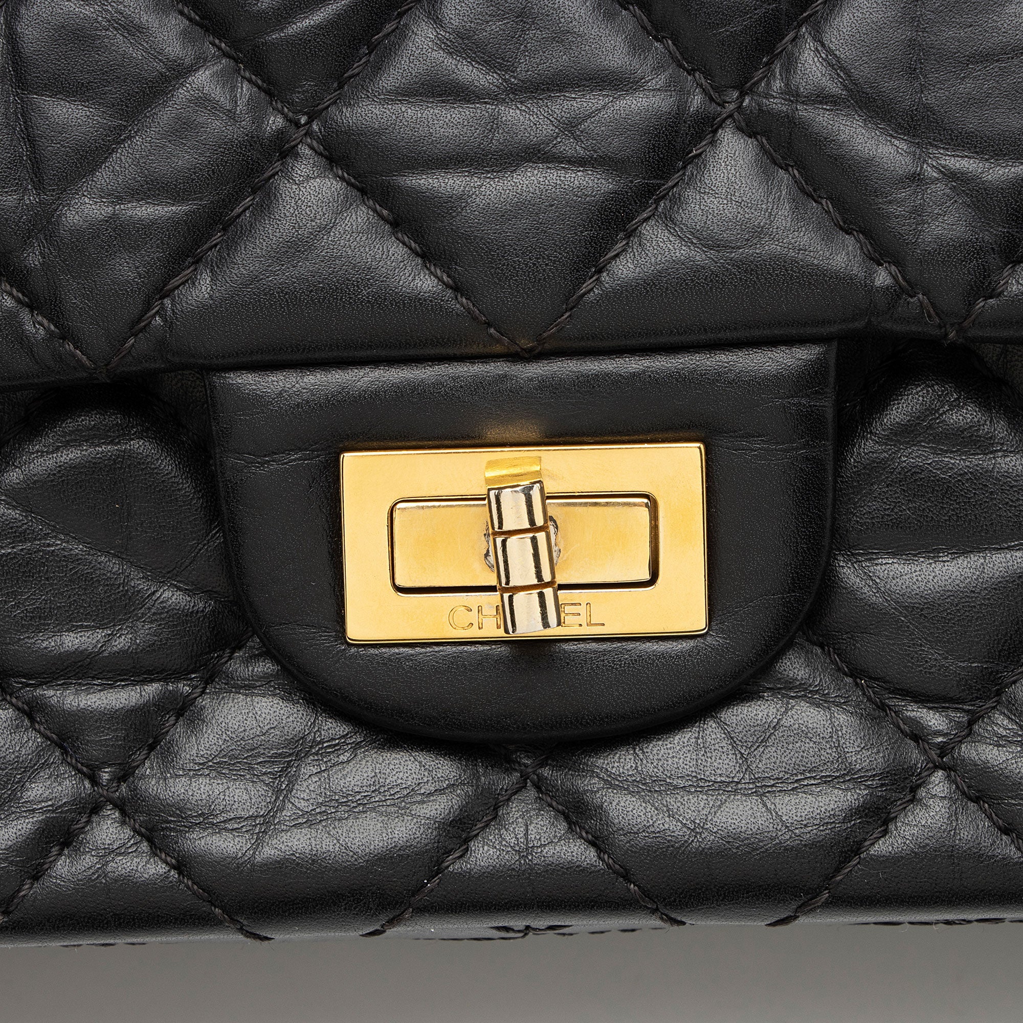 Chanel Aged Calfskin Reissue 225 Double Flap Bag