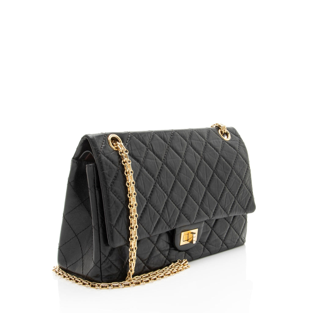 Chanel Aged Calfskin Reissue 225 Double Flap Bag
