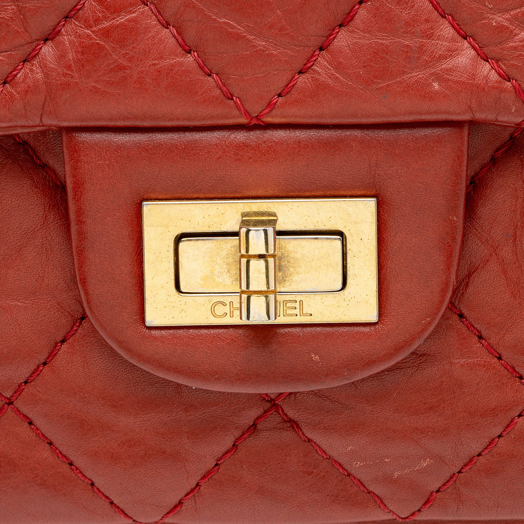 Chanel Aged Calfskin Reissue 226 Double Flap Bag