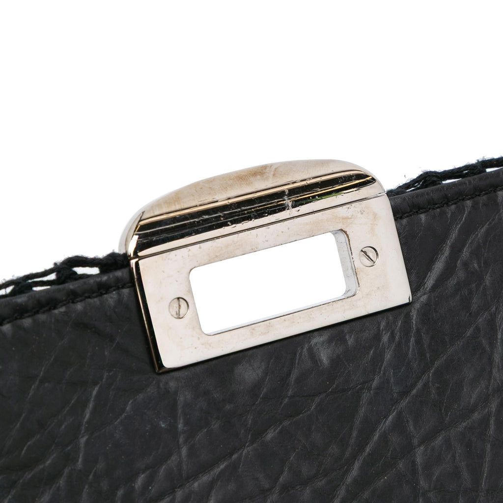 Chanel Aged Calfskin Whipstitch Chocolate Bar Mademoiselle Flap