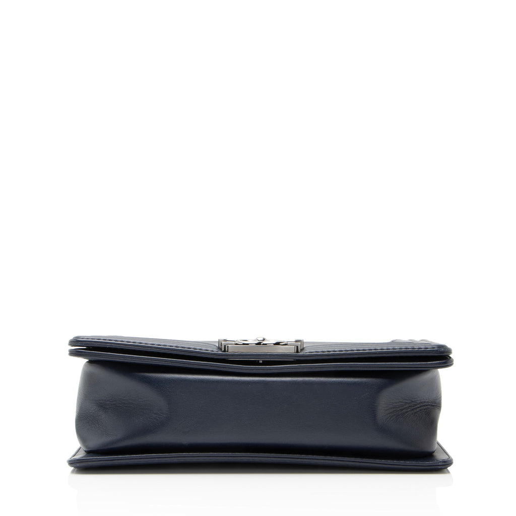 Chanel Bicolor Calfskin Old Medium Boy Bag