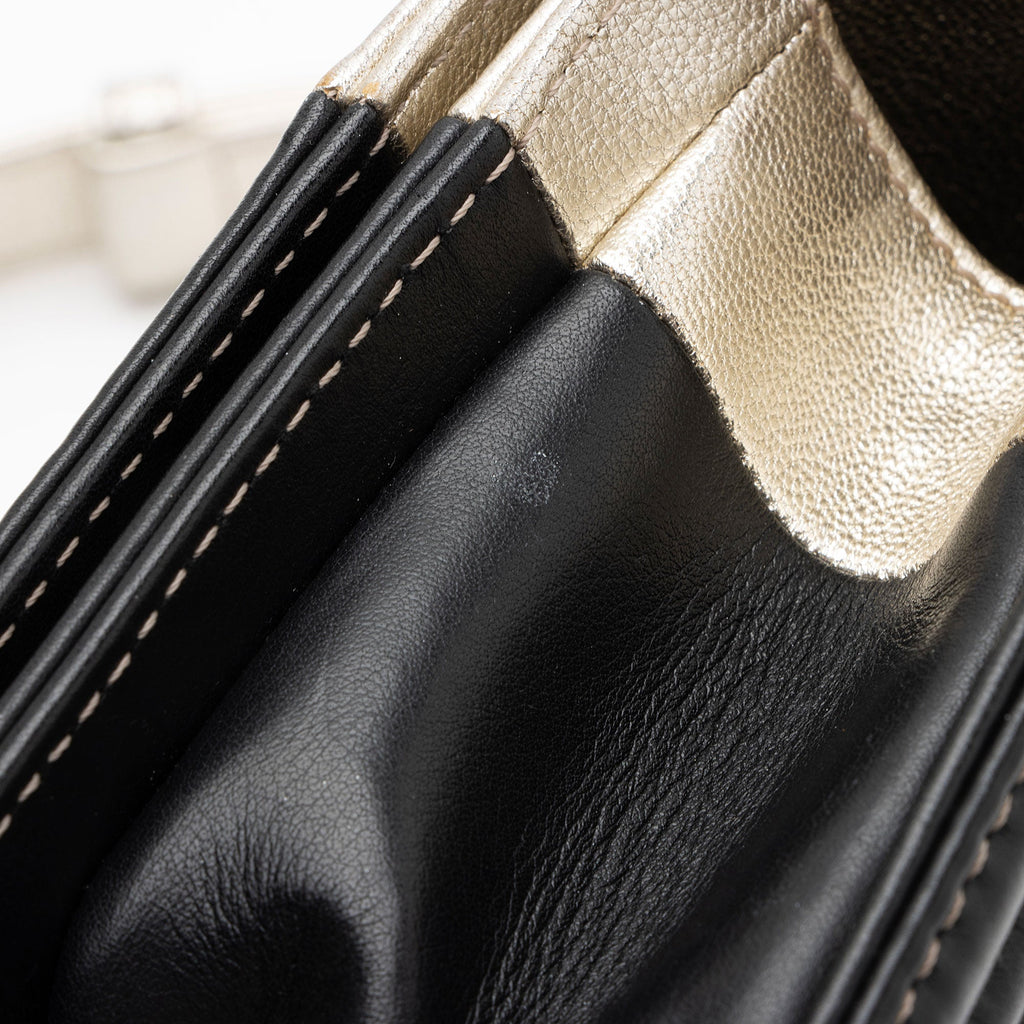 Chanel Bicolor Calfskin Small Boy Bag