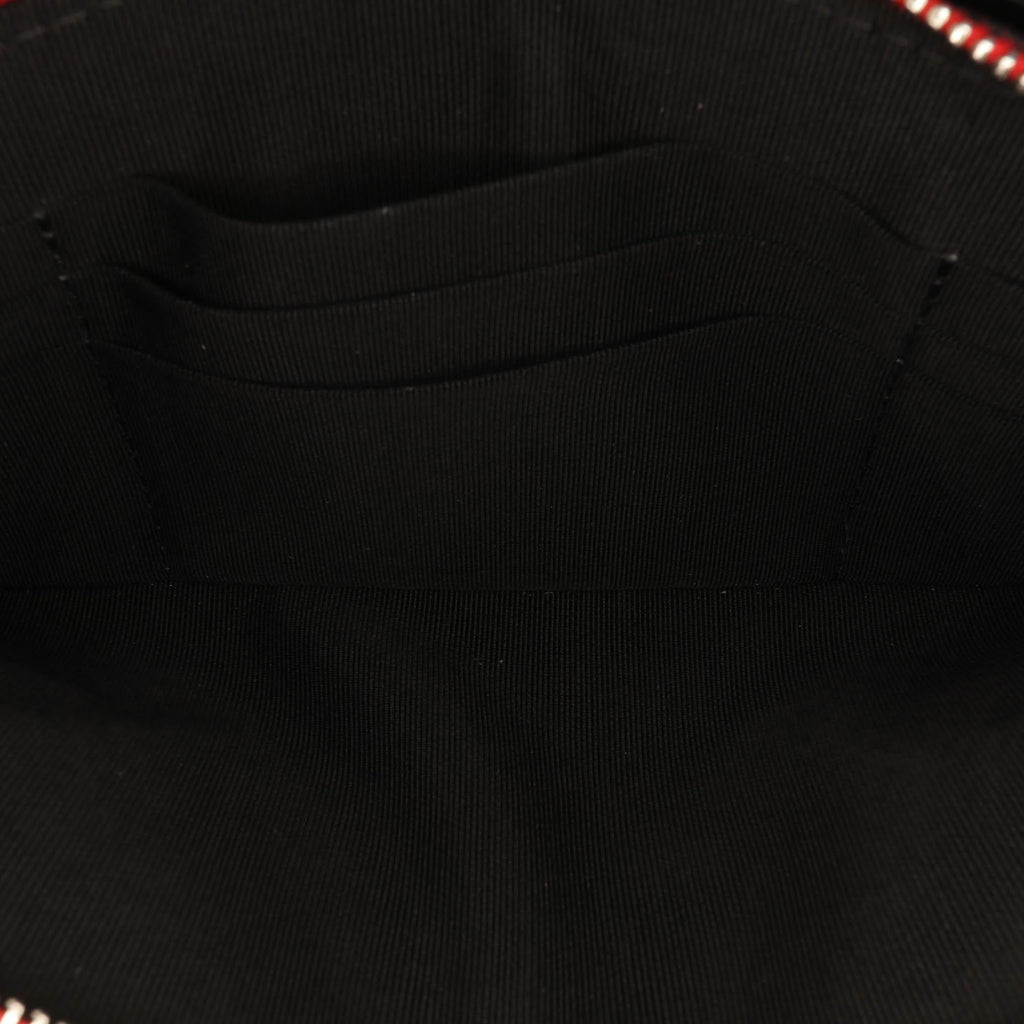 Chanel Bicolor Patent Double Zip Wallet on Chain