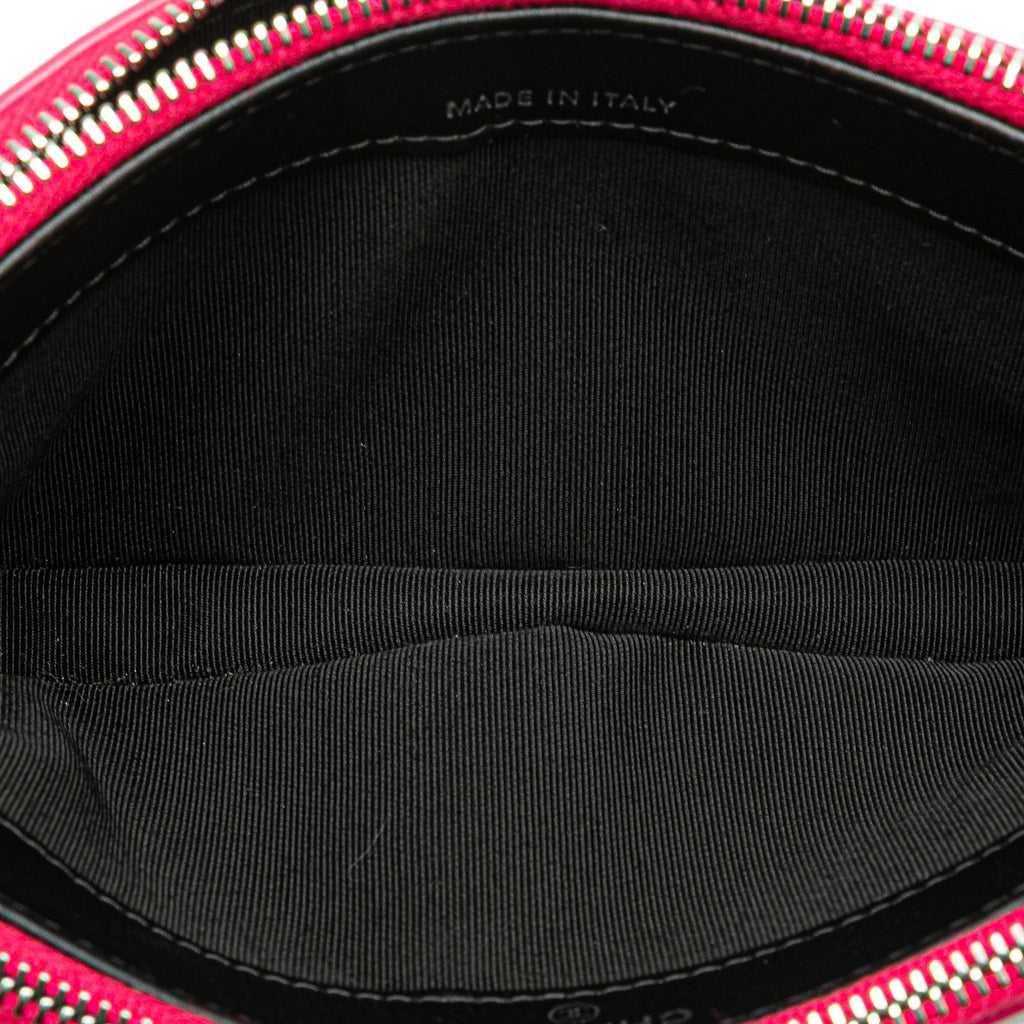 Chanel Bicolor Patent Double Zip Wallet on Chain