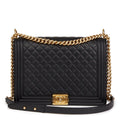 Chanel Quilted Calfskin Leather Large Boy Bag