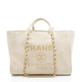 Chanel Boucle Lurex Deauville Medium Tote