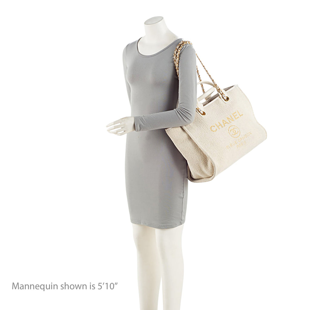Chanel Boucle Lurex Deauville Medium Tote