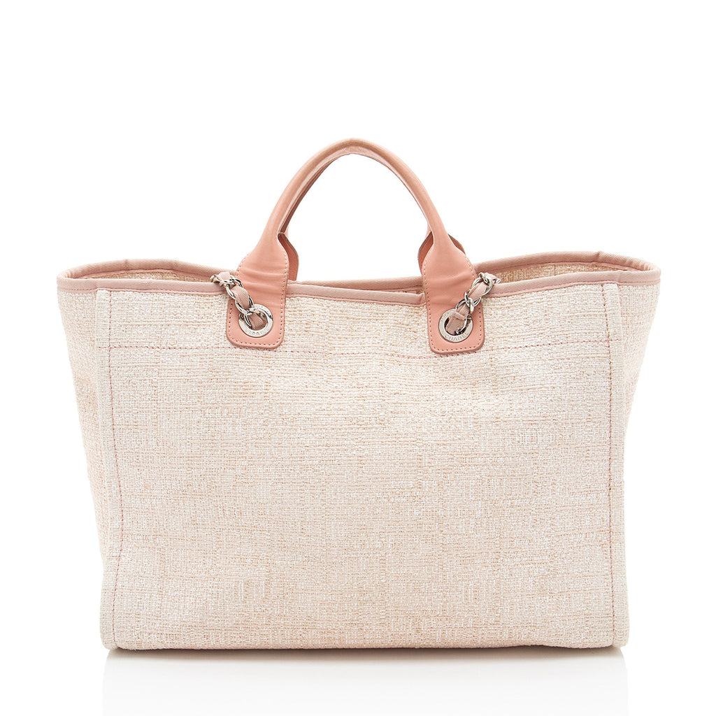 Chanel Boucle Lurex Deauville Medium Tote