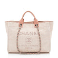 Chanel Boucle Lurex Deauville Medium Tote