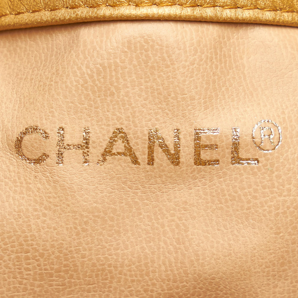Chanel Brocade Bucket Bag