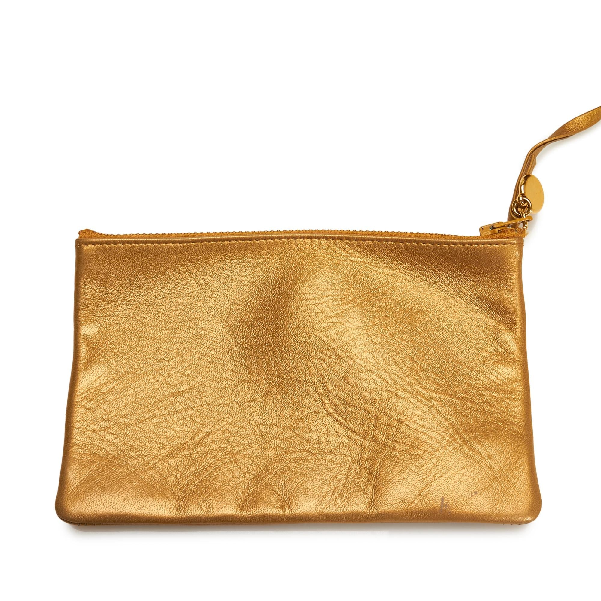 Chanel Brocade Bucket Bag