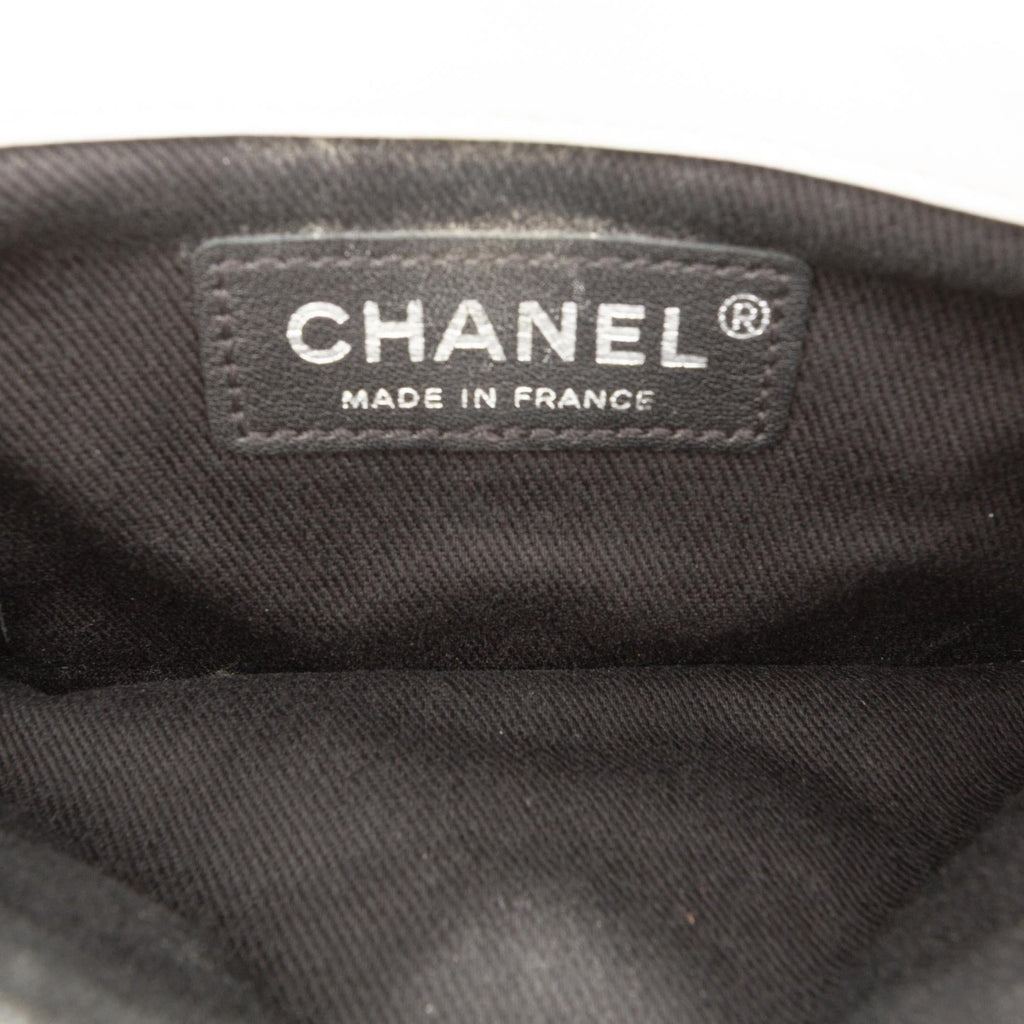 Chanel CC Bicolor Quilted Lambskin Double Sided Wallet on Chain