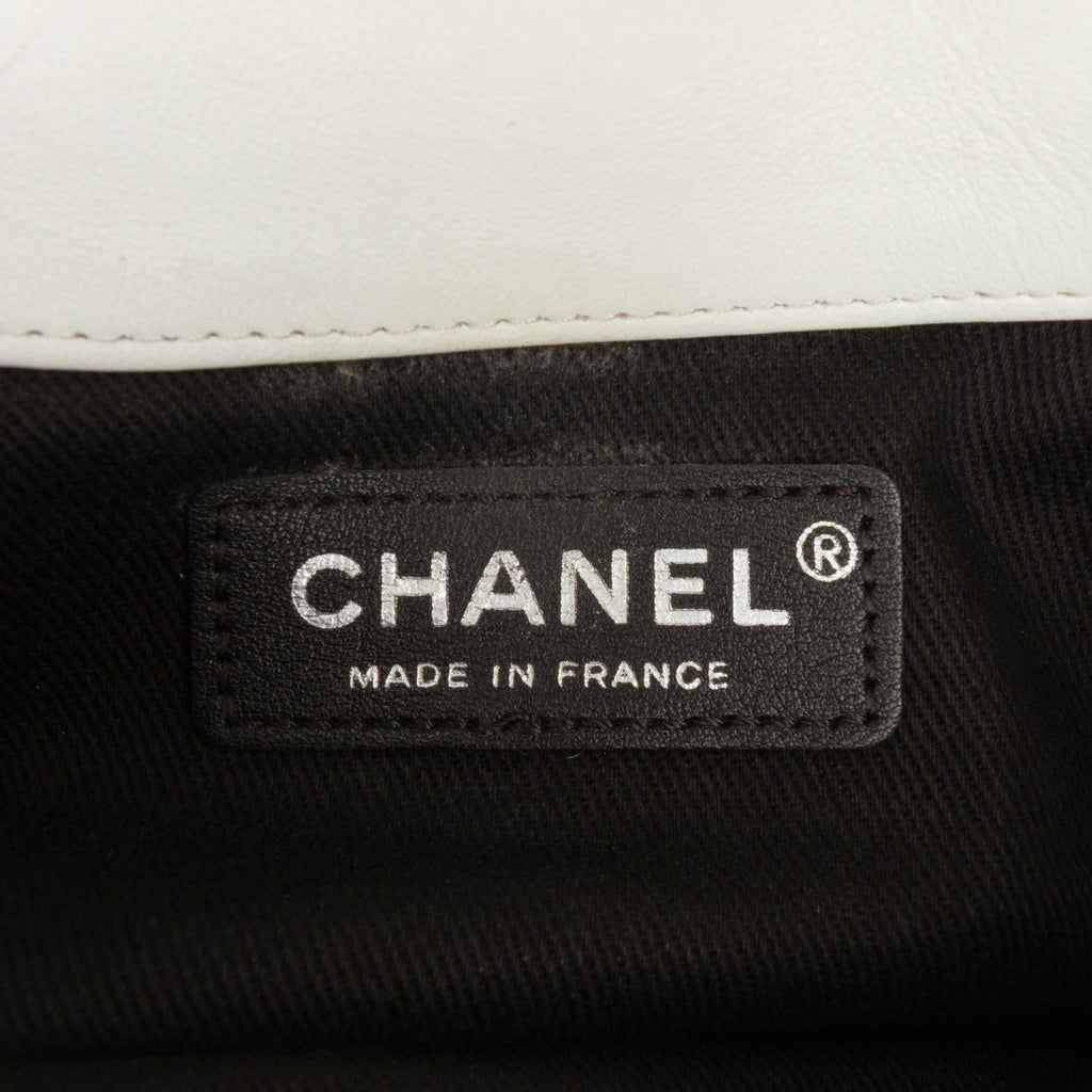 Chanel CC Bicolor Quilted Lambskin Double Sided Wallet on Chain