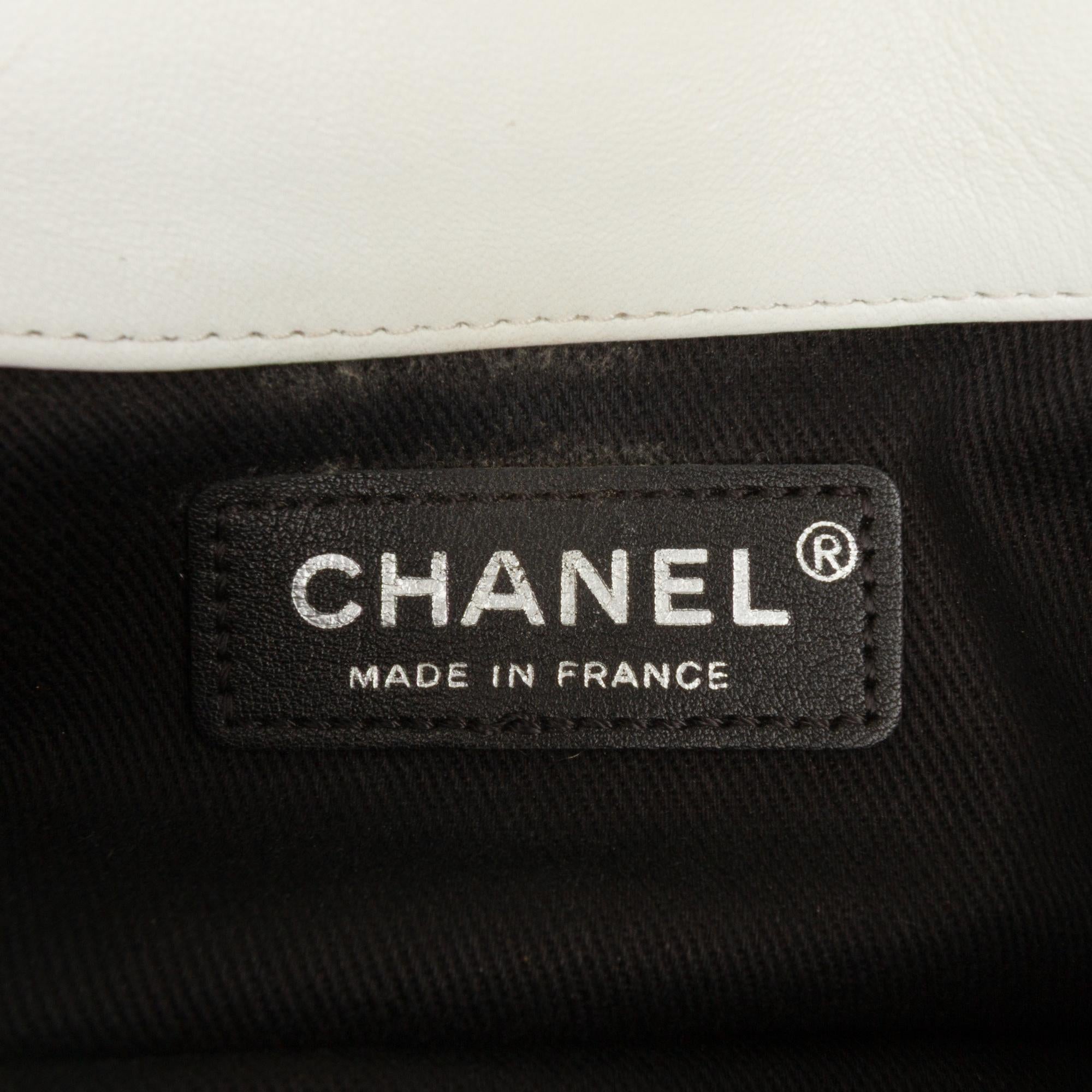 Chanel CC Bicolor Quilted Lambskin Double Sided Wallet on Chain
