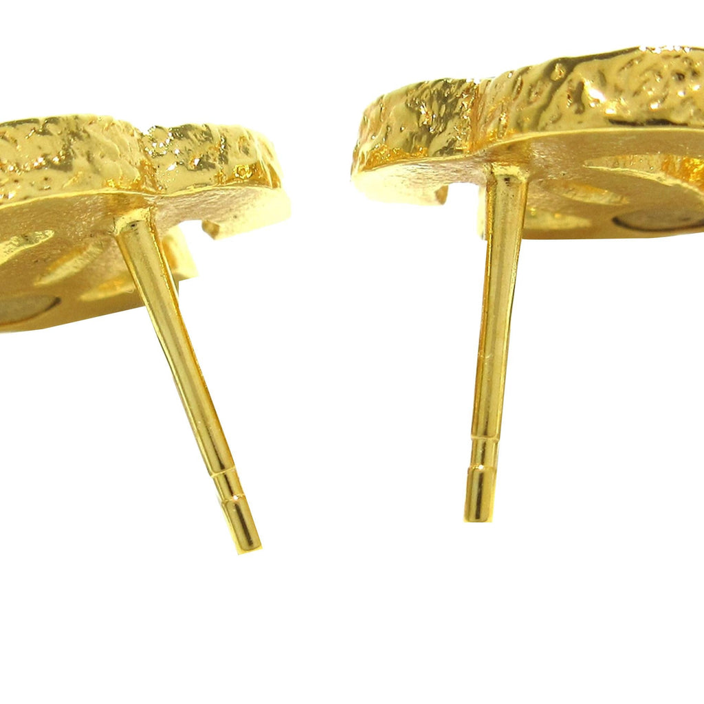 Chanel CC Blooming Push Back Earrings (SHG-m7BCn0)