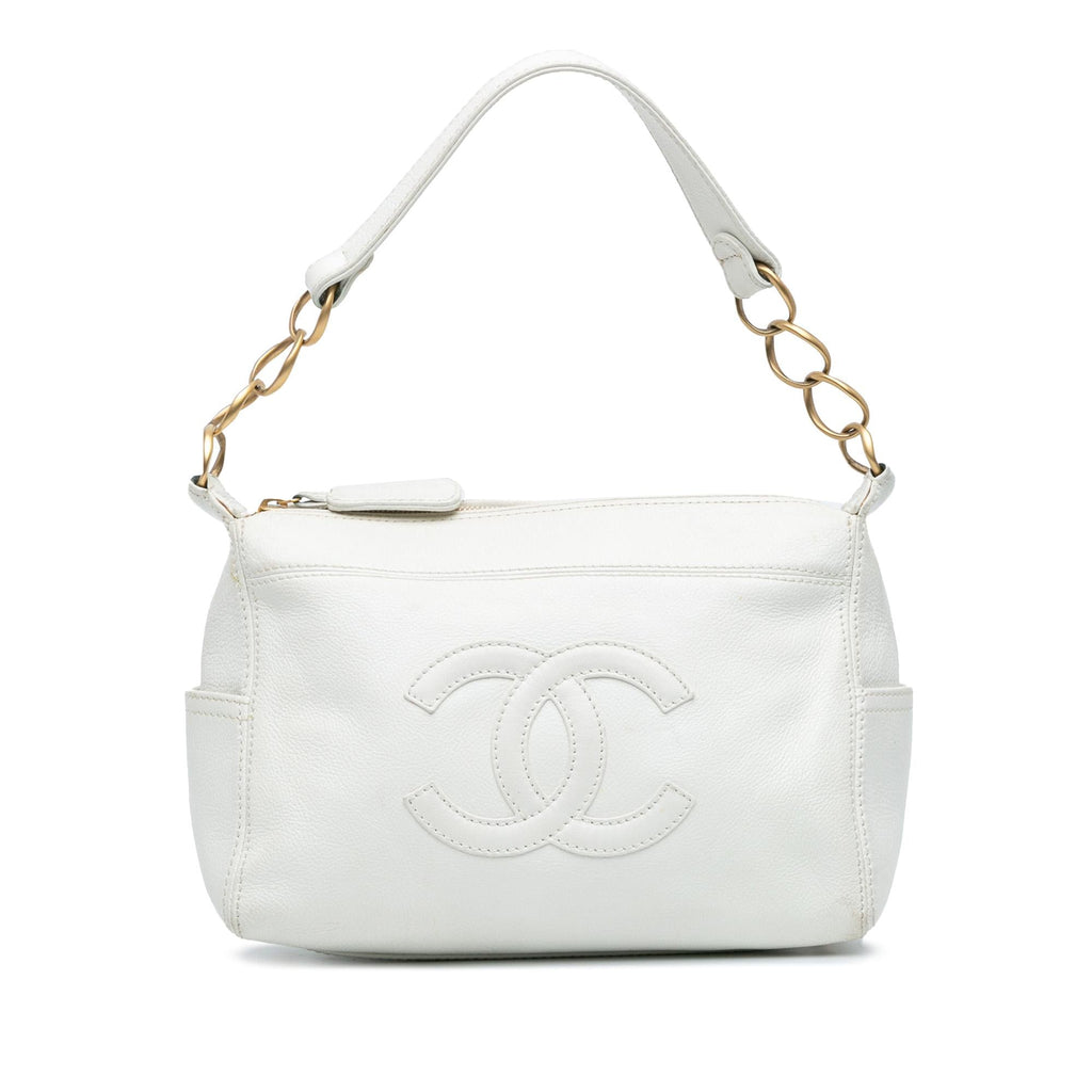 Chanel CC Calfskin Chain Shoulder Bag