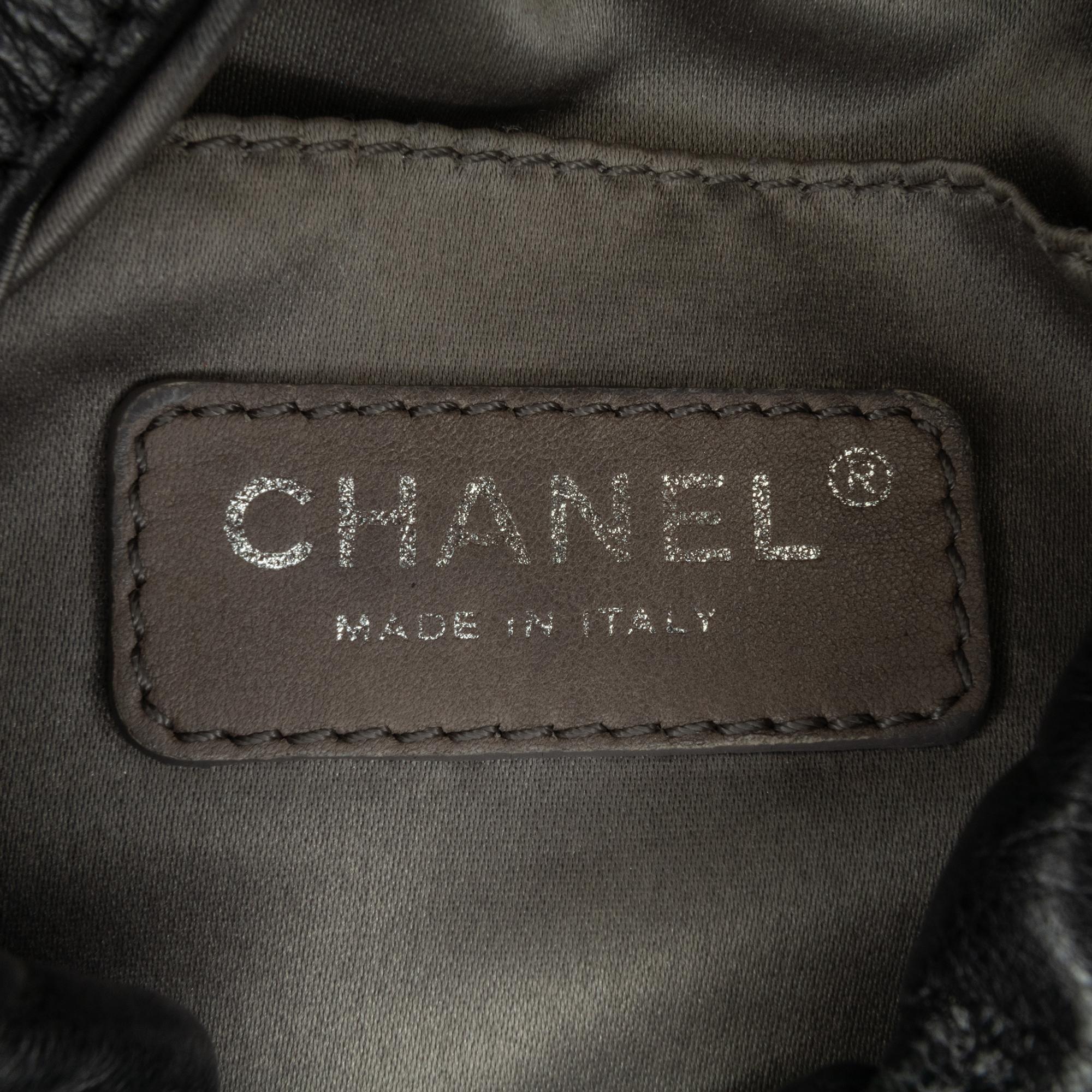 Chanel CC Calfskin Dual Twin Chain Handbag