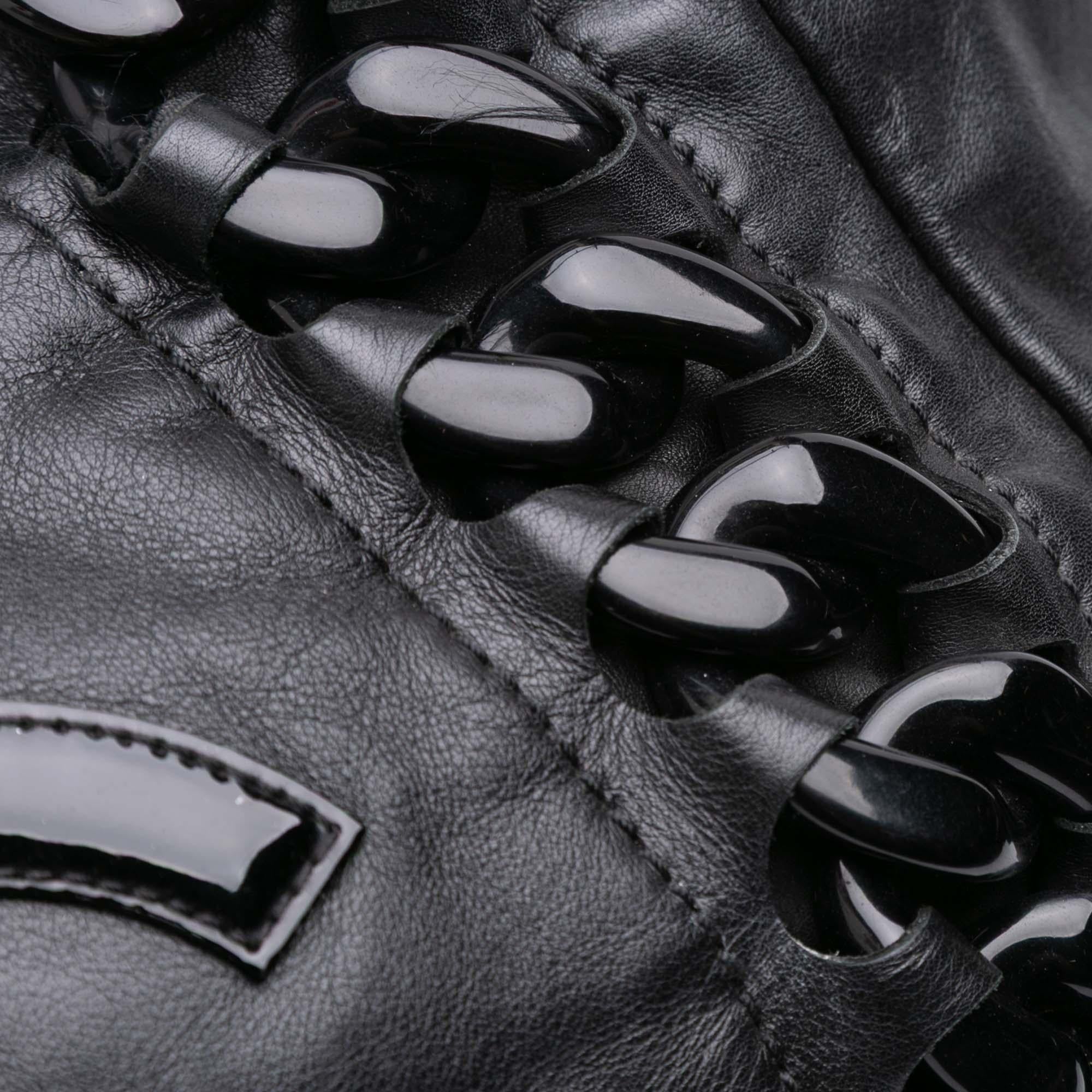 Chanel CC Calfskin Modern Chain Rhodoid East West Tote