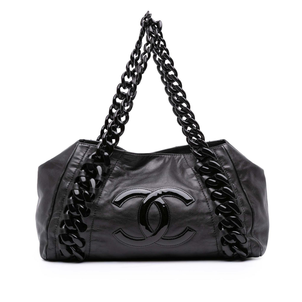 Chanel CC Calfskin Modern Chain Rhodoid East West Tote