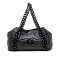 Chanel CC Calfskin Modern Chain Rhodoid East West Tote