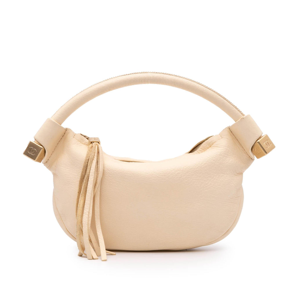 Chanel CC Calfskin Tassel Hobo