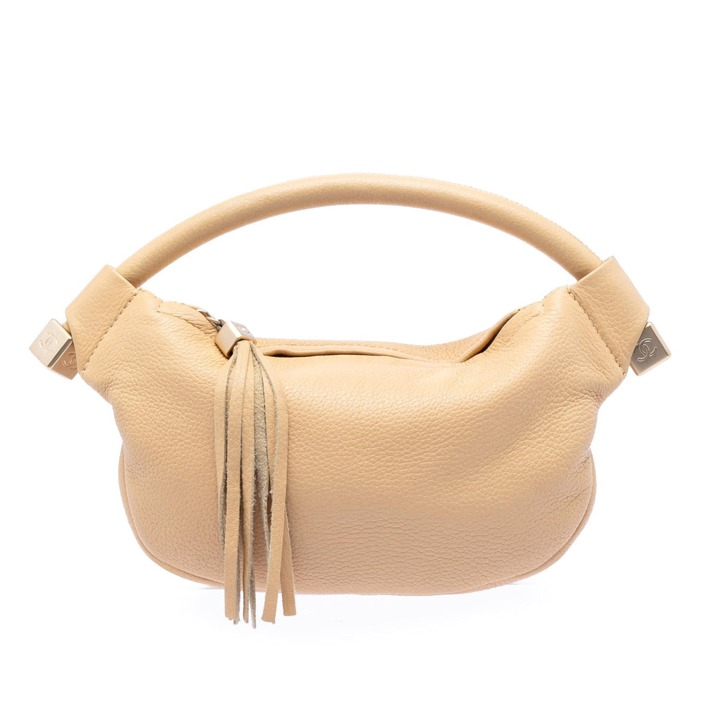 Chanel CC Calfskin Tassel Hobo