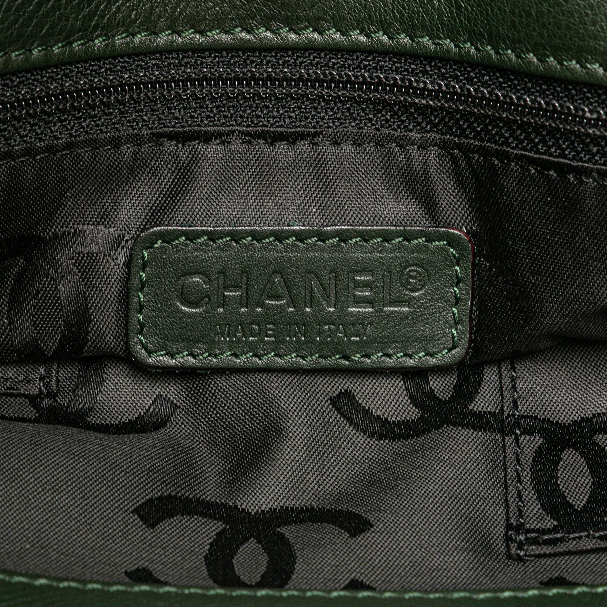 Chanel CC Calfskin Turnlock Tote