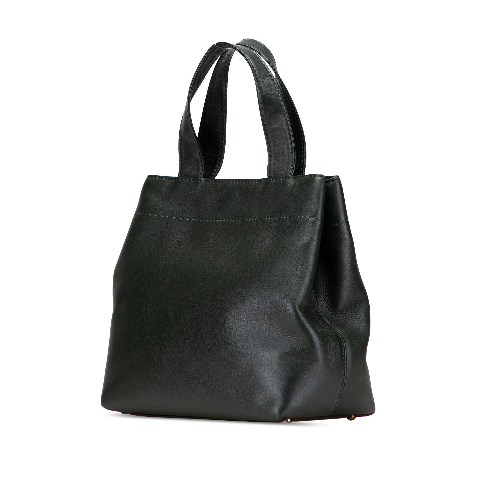Chanel CC Calfskin Turnlock Tote
