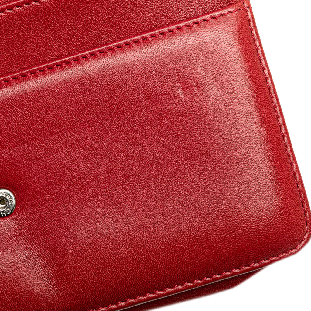 Chanel CC Calfskin Wallet On Chain