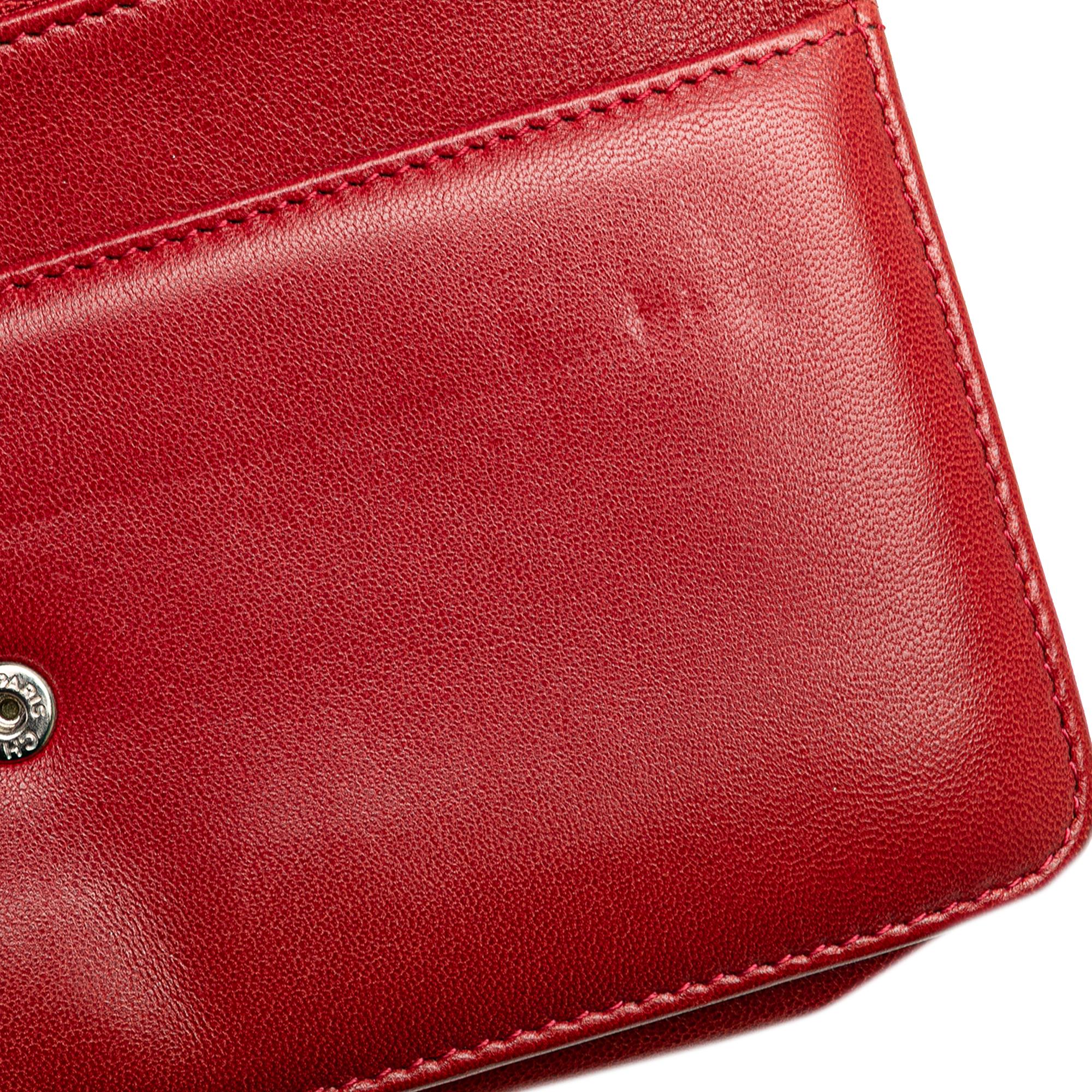 Chanel CC Calfskin Wallet On Chain