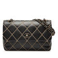 Chanel CC Calfskin Wild Stitch Flap