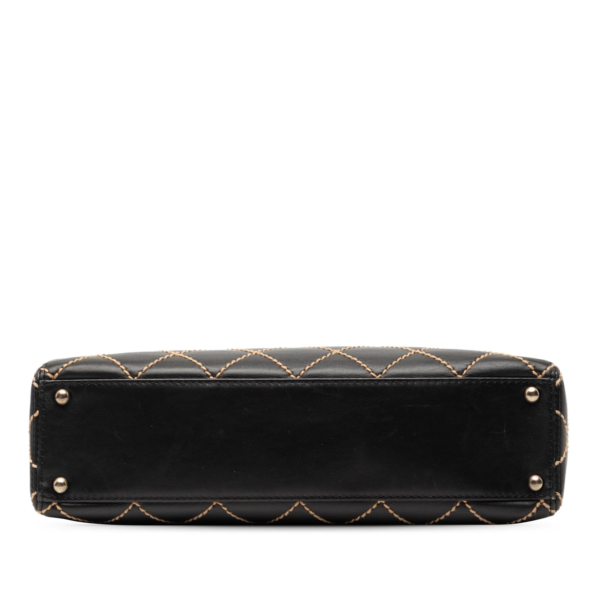 Chanel CC Calfskin Wild Stitch Handbag