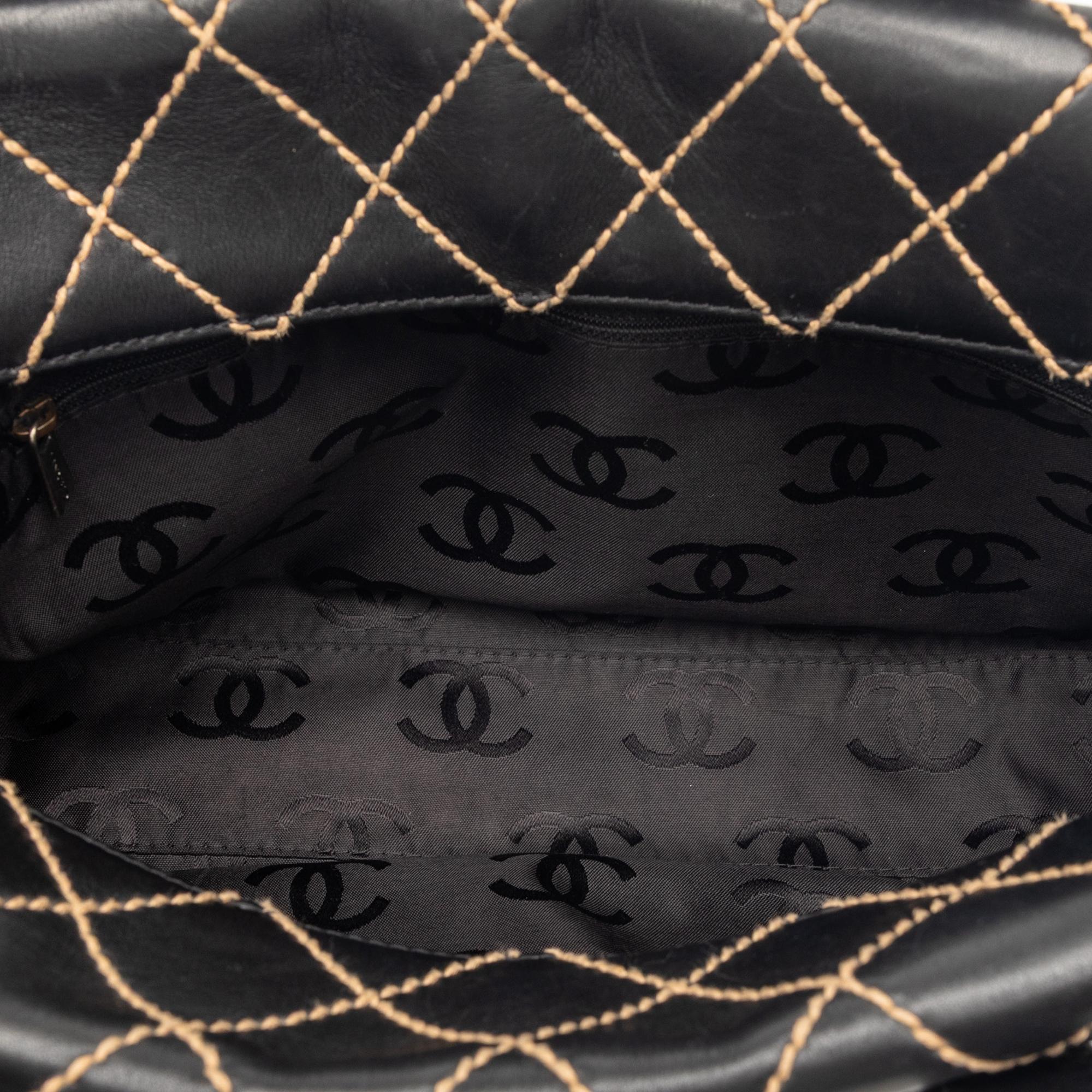 Chanel CC Calfskin Wild Stitch Handbag