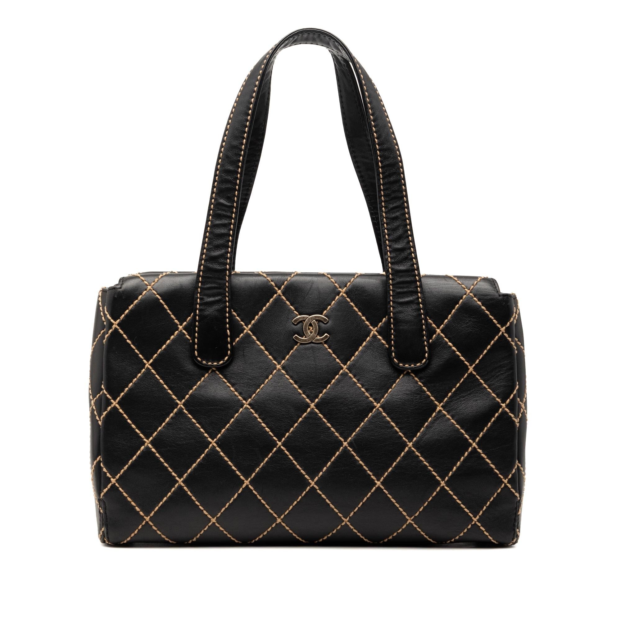 Chanel CC Calfskin Wild Stitch Handbag