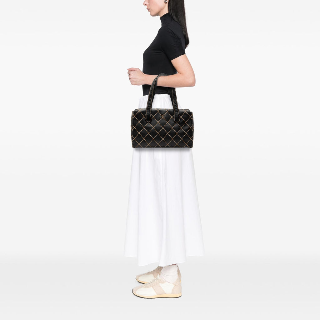 Chanel CC Calfskin Wild Stitch Handbag