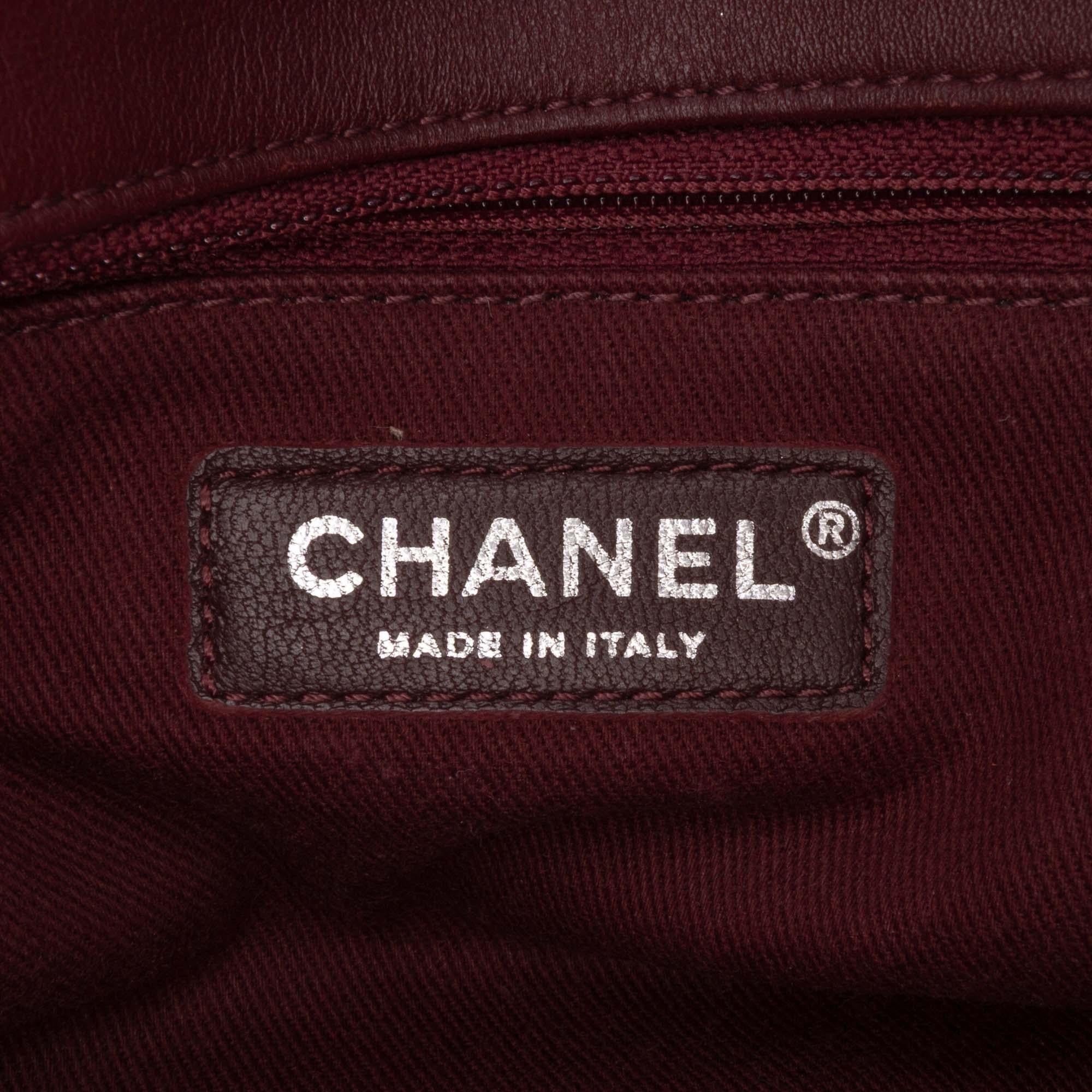 Chanel CC Canvas Stripe Flap