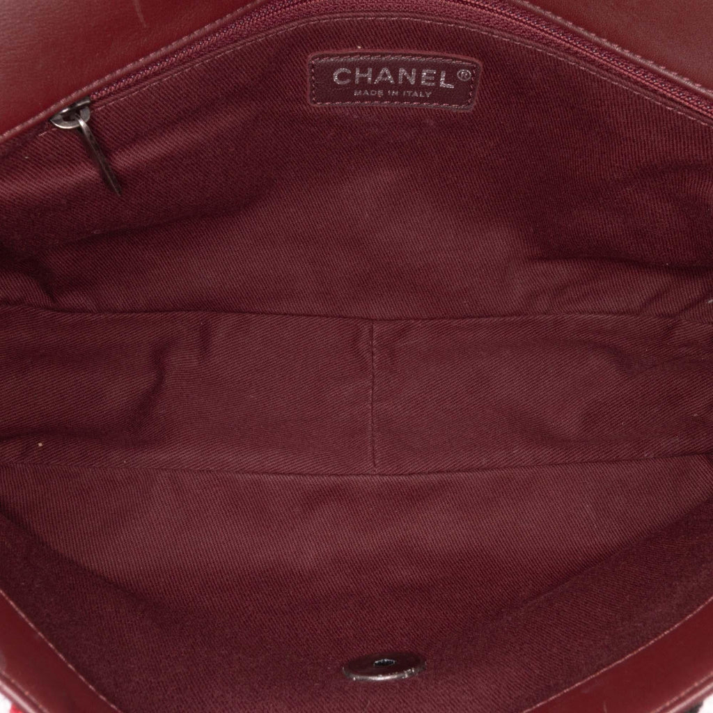 Chanel CC Canvas Stripe Flap