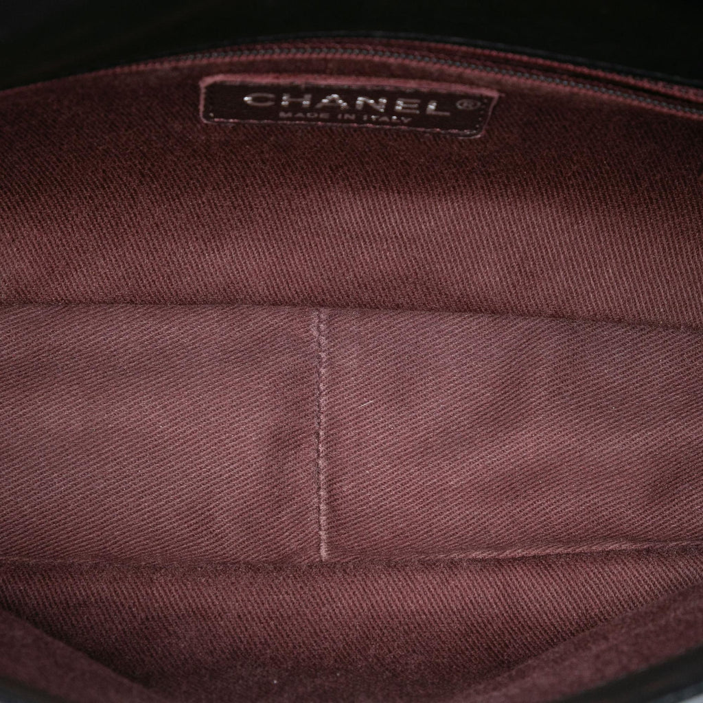 Chanel CC Canvas Stripe Flap