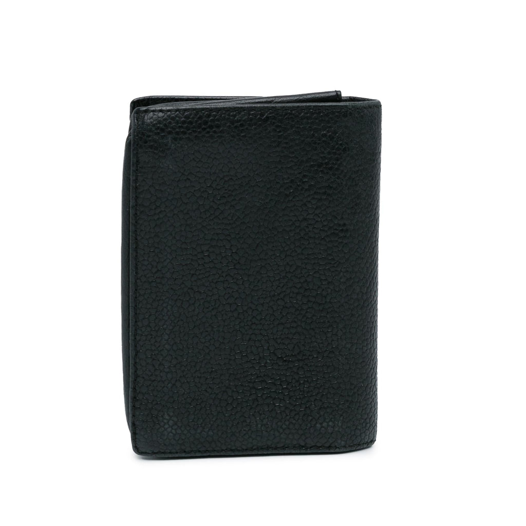 Chanel CC Caviar Bi Fold Card Holder (SHG-GcMVGD)