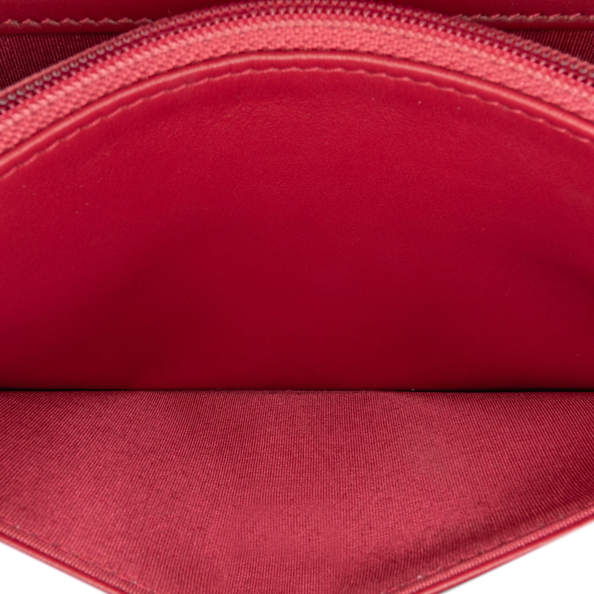 Chanel CC Caviar Braided Trim Wallet On Chain (SHG-F9vaqu)