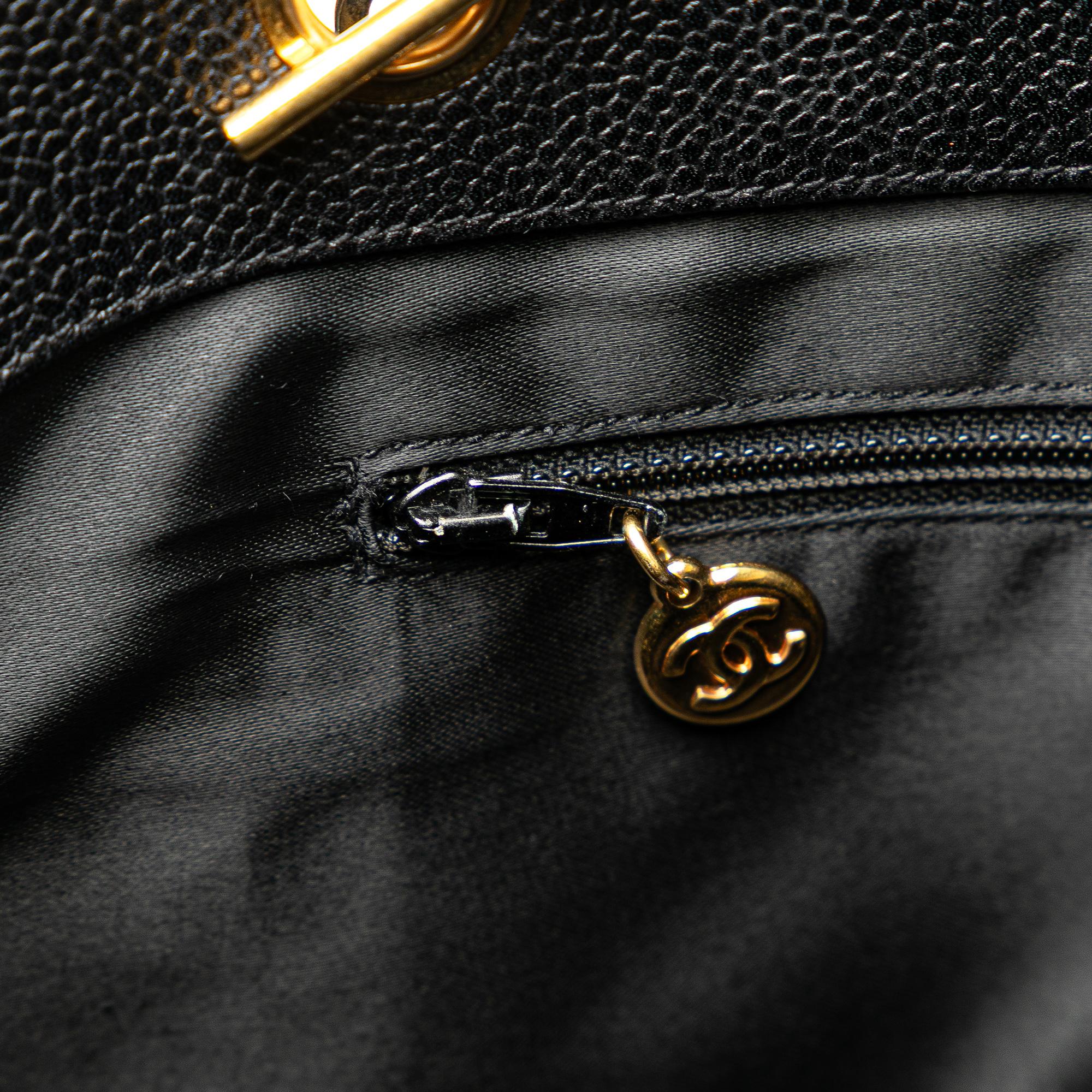 Chanel CC Caviar Chain Tote