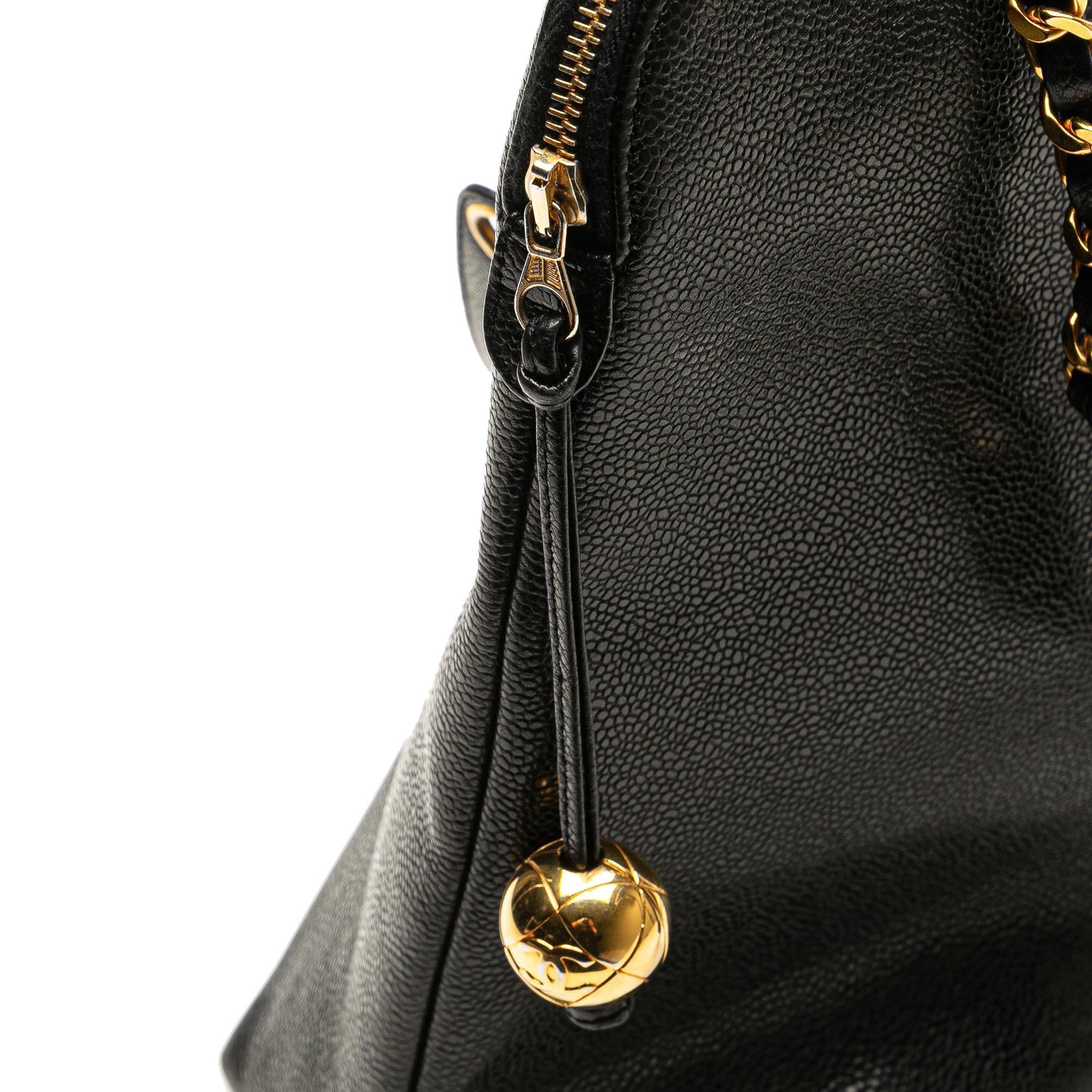 Chanel CC Caviar Chain Tote