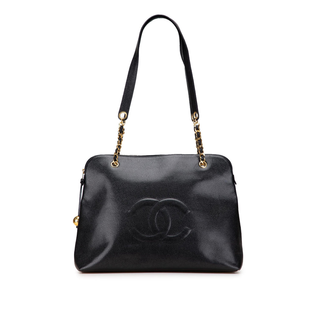 Chanel CC Caviar Chain Tote