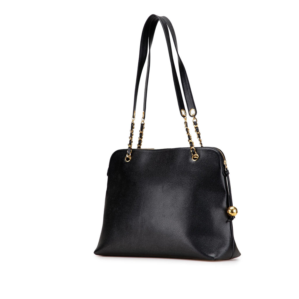 Chanel CC Caviar Chain Tote