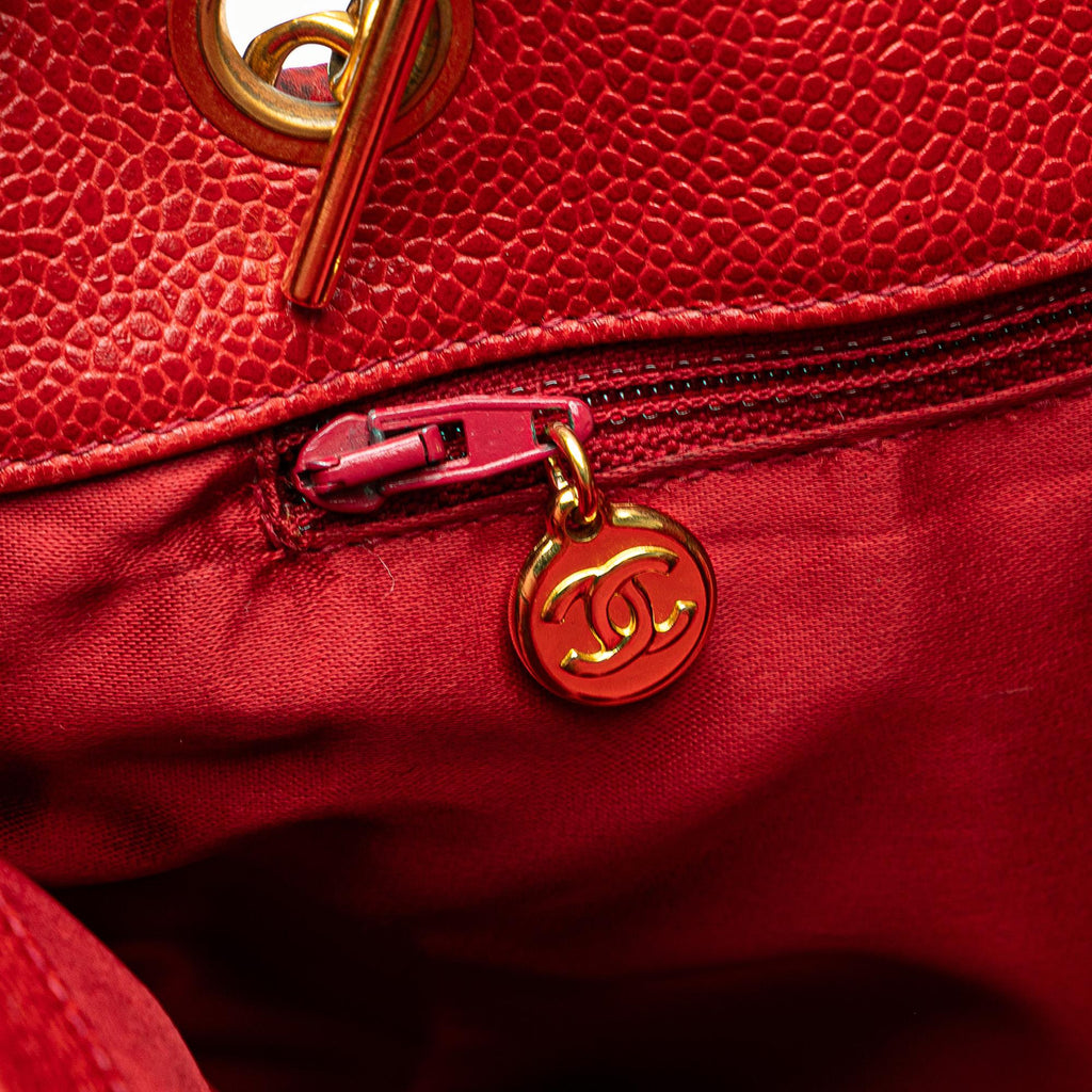 Chanel CC Caviar Chain Tote