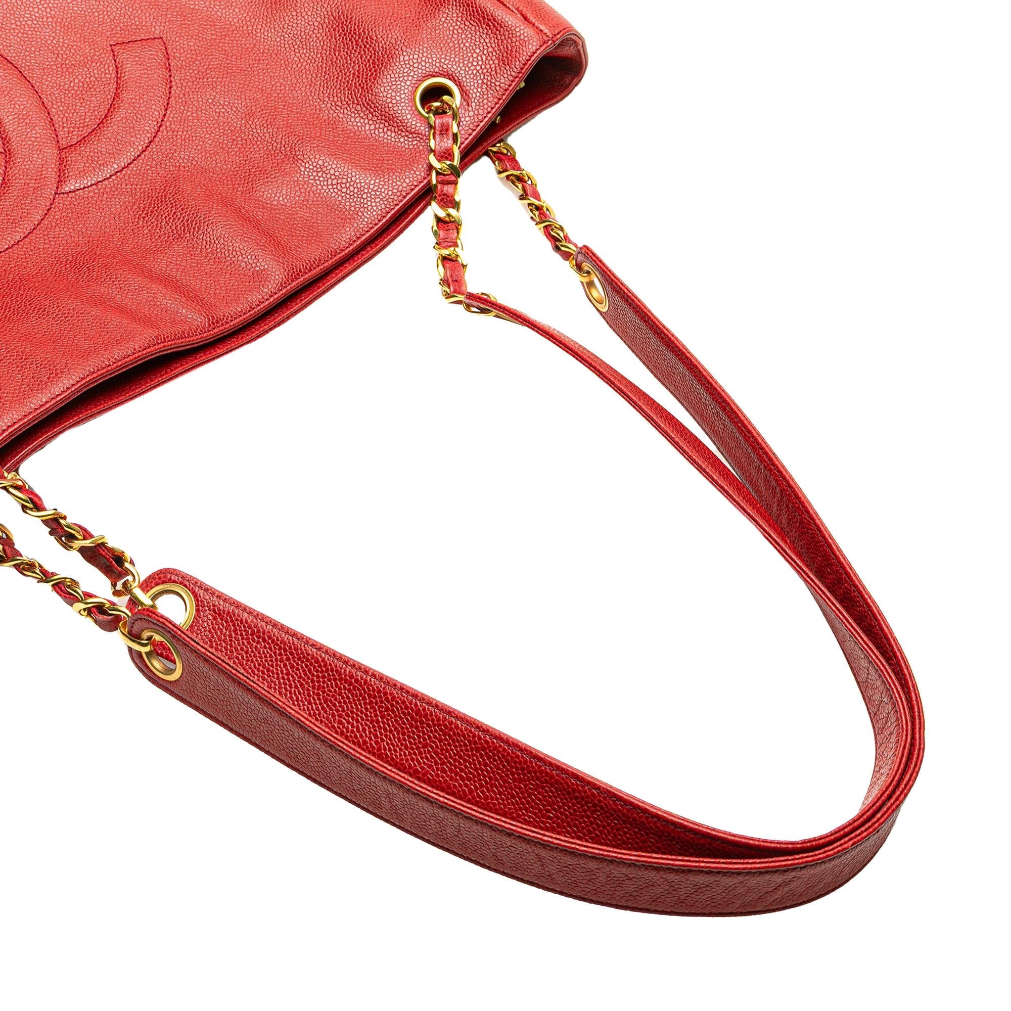 Chanel CC Caviar Chain Tote