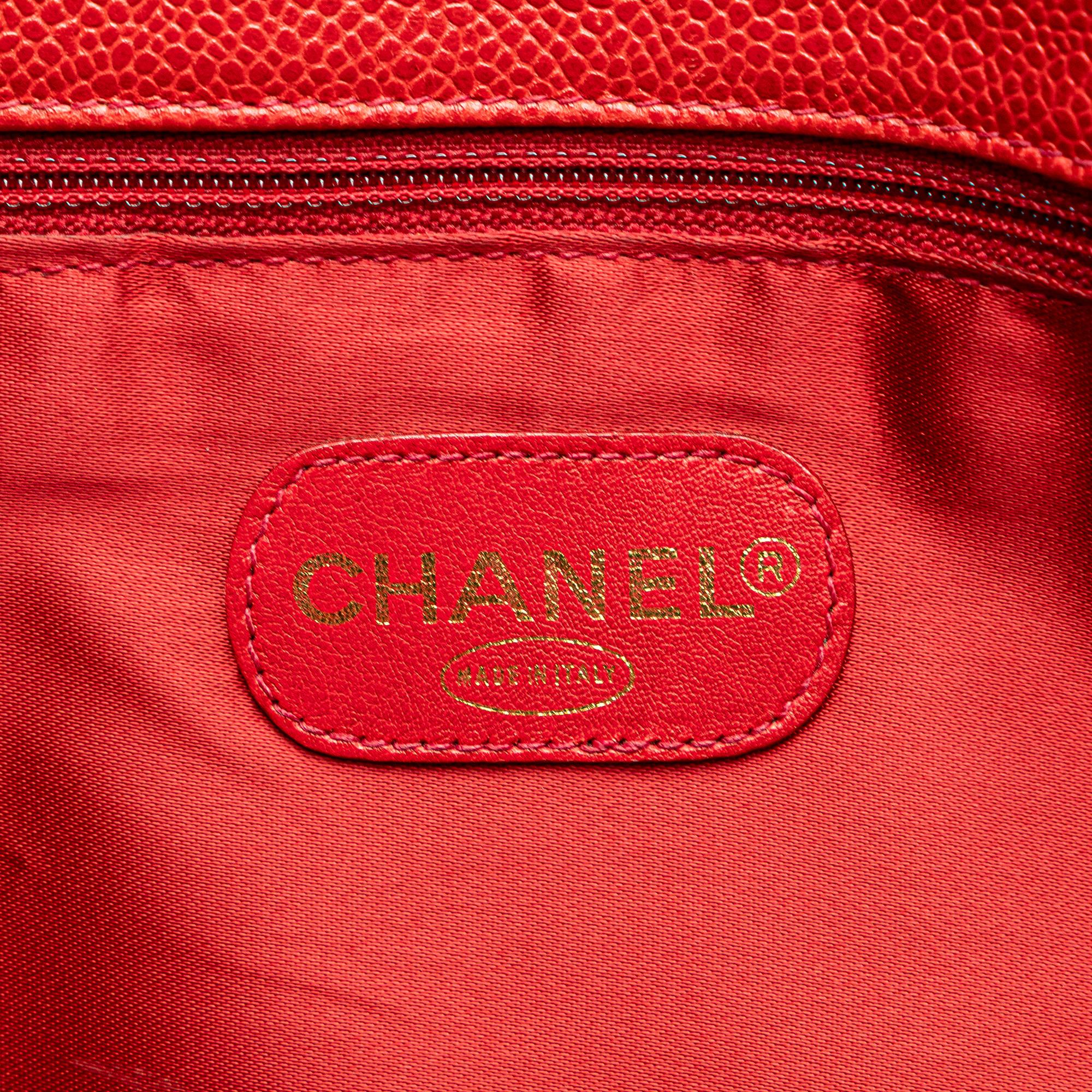 Chanel CC Caviar Chain Tote