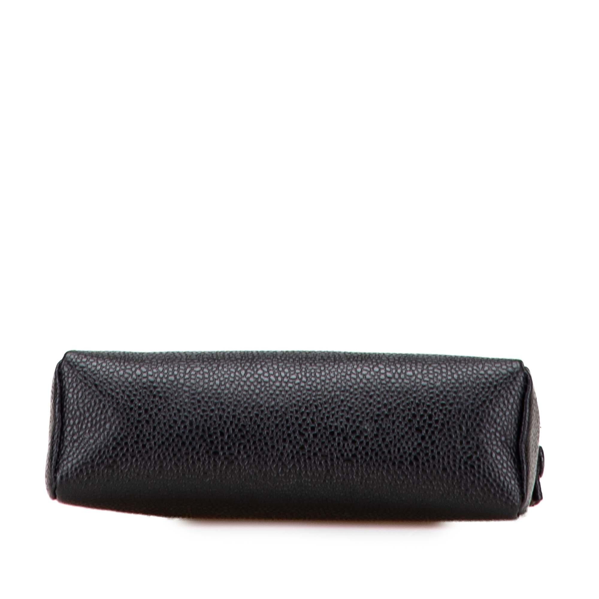 Chanel CC Caviar Cosmetic Pouch