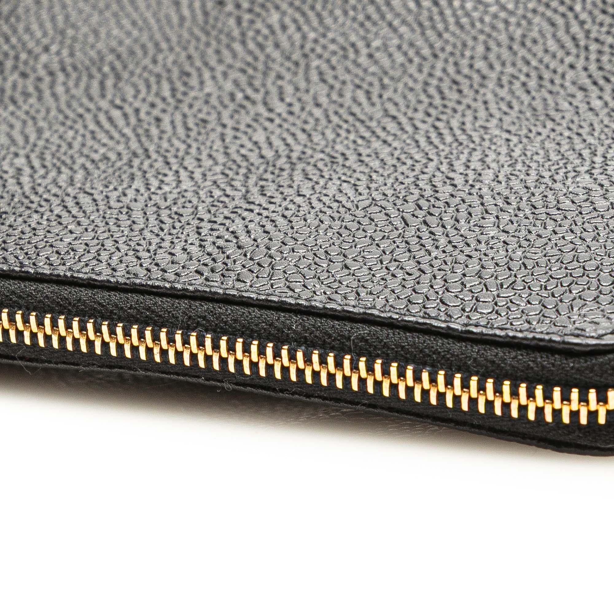 Chanel CC Caviar Cosmetic Pouch