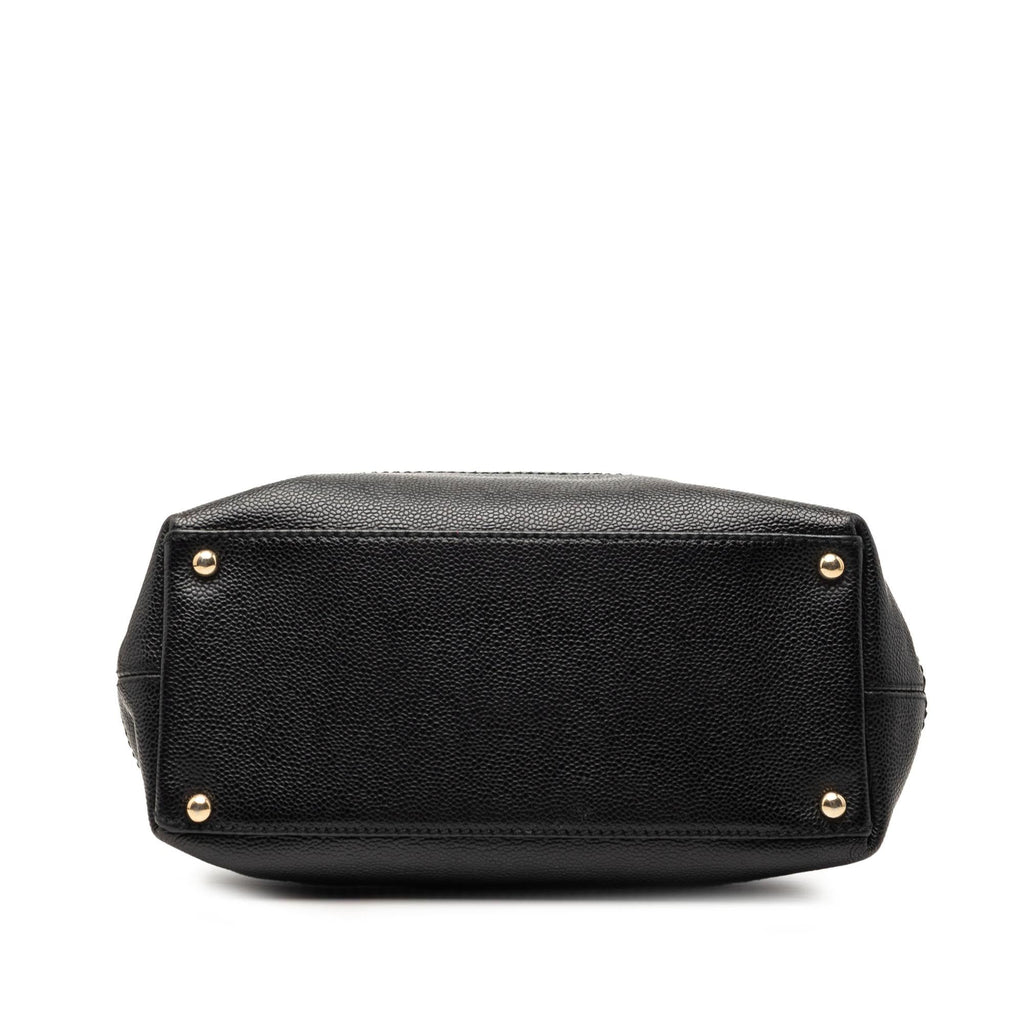 Chanel CC Caviar Drawstring Tote